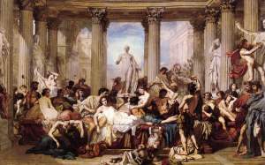 Romans during the Decadence (1847) Thomas Couture