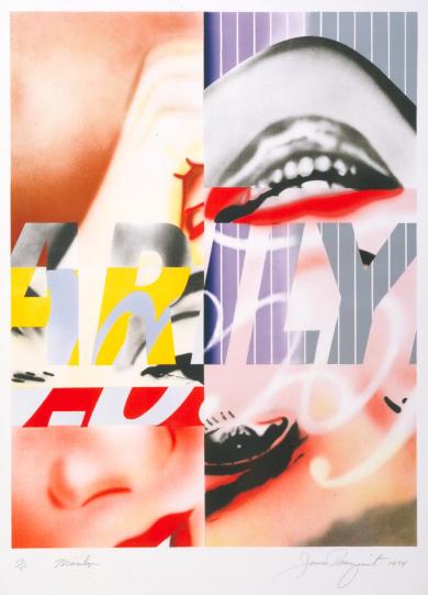 Marilyn 1974 by James Rosenquist born 1933